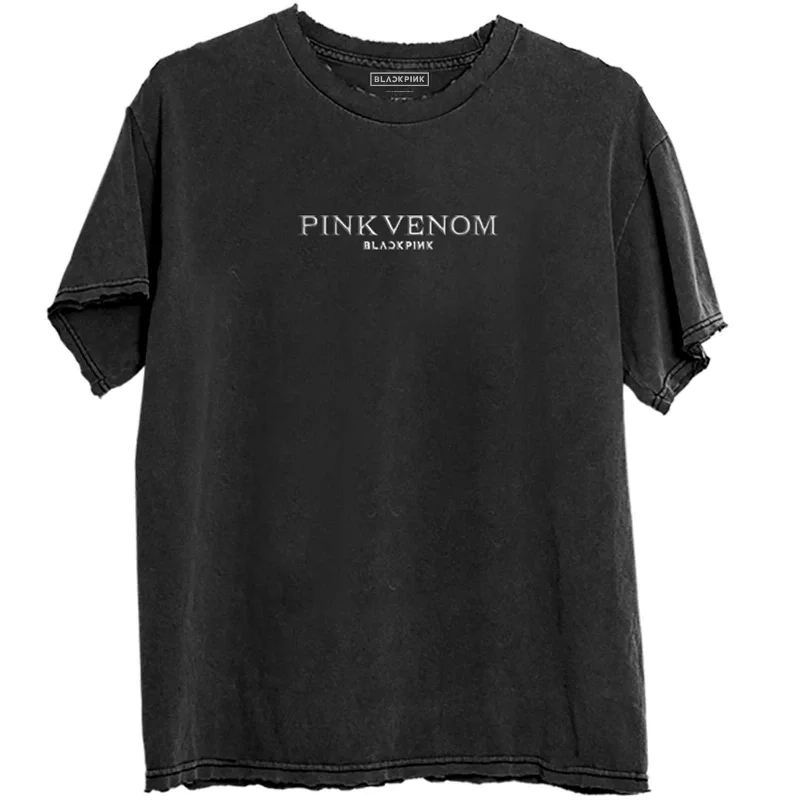 BlackPink | Official Band T-Shirt | Pink Venom (Back Print) Zippered Buttoned Snapped BlackPink | Official Band T-Shirt | Pink Venom (Back Print) Zippered Buttoned Snapped