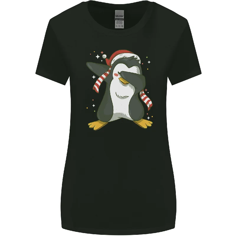 Christmas Dabbing Penguin Funny Xmas Womens Wider Cut T-Shirt Faux Fur Fabric Real Fur Fabric Shearling Fabric Christmas Dabbing Penguin Funny Xmas Womens Wider Cut T-Shirt Faux Fur Fabric Real Fur Fabric Shearling Fabric