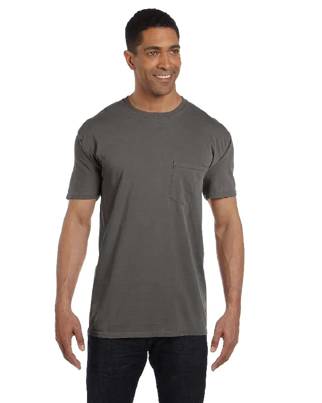 Comfort Colors Garment-Dyed Pocket T-Shirt | Pepper Welt Pockets Slit Pockets Flap Pockets Comfort Colors Garment-Dyed Pocket T-Shirt | Pepper Welt Pockets Slit Pockets Flap Pockets