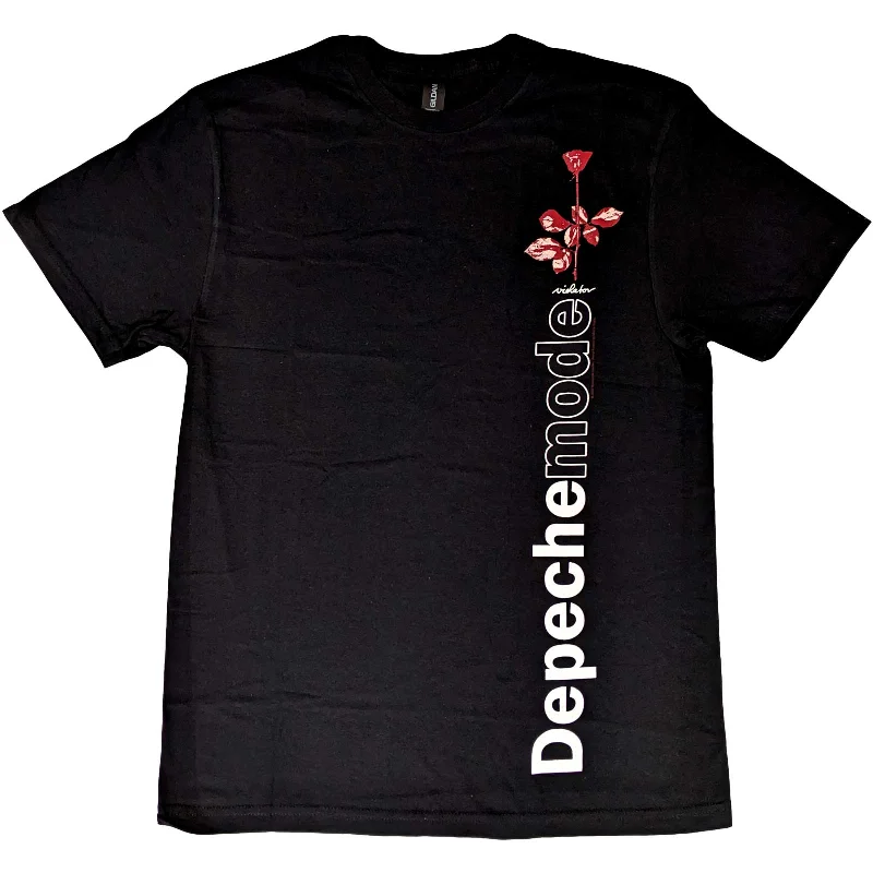 Depeche Mode | Official Band T-Shirt | Violator Side Rose Machine Wash Dry Clean Hand Wash Depeche Mode | Official Band T-Shirt | Violator Side Rose Machine Wash Dry Clean Hand Wash