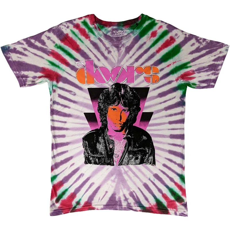 The Doors | Official Band T-Shirt | Jim Beams (Wash Collection) Collared Crew Neck Turtle Neck The Doors | Official Band T-Shirt | Jim Beams (Wash Collection) Collared Crew Neck Turtle Neck