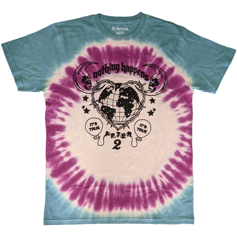 Ed Sheeran | Official Band T-Shirt | Nothing Happens (Wash Collection) Wool Fabric Cashmere Fabric Tweed Fabric Ed Sheeran | Official Band T-Shirt | Nothing Happens (Wash Collection) Wool Fabric Cashmere Fabric Tweed Fabric