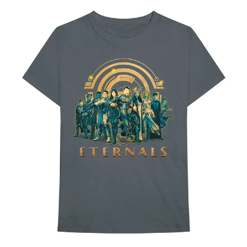 Marvel Comics | Official Band T-Shirt | Eternals Heroes Terry Blend Velvet Blend Canvas Blend Marvel Comics | Official Band T-Shirt | Eternals Heroes Terry Blend Velvet Blend Canvas Blend