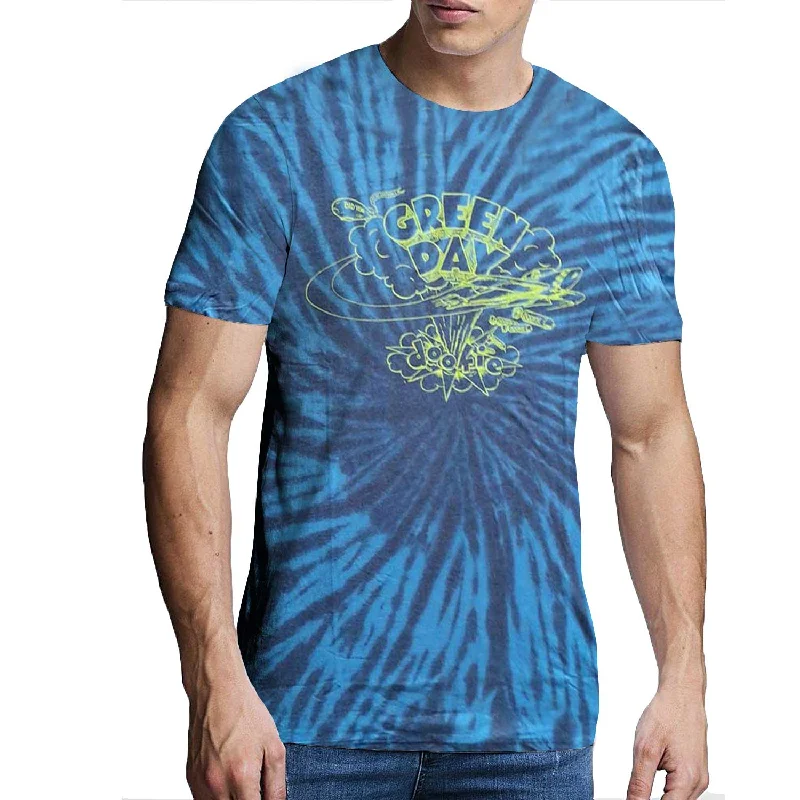 Green Day | Official Band T-Shirt | Dookie Line Art (Wash Collection) Print Jacquard Patchwork Green Day | Official Band T-Shirt | Dookie Line Art (Wash Collection) Print Jacquard Patchwork