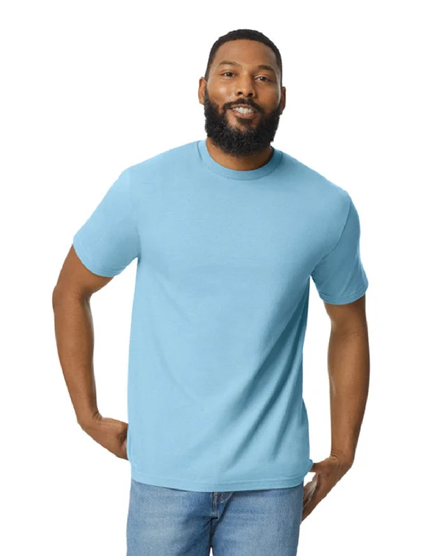 Gildan Unisex Softstyle Midweight T-Shirt | Light Blue Lace Blend Ribbed Blend Corduroy Blend Gildan Unisex Softstyle Midweight T-Shirt | Light Blue Lace Blend Ribbed Blend Corduroy Blend