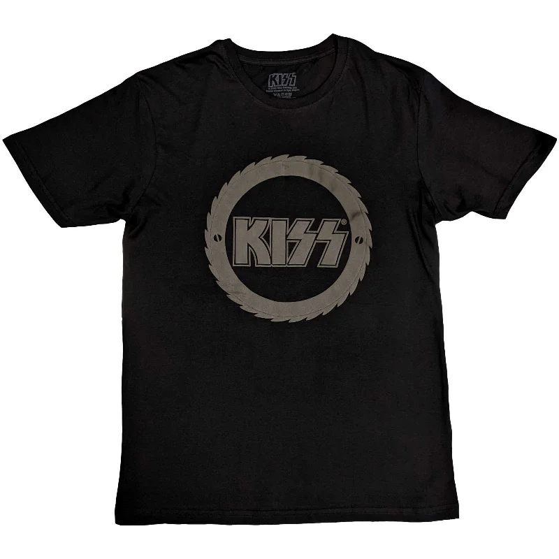 KISS | Official Band T-Shirt | Buzzsaw Logo (Hi-Build) Anti-Pilling Machine Wash Handmade KISS | Official Band T-Shirt | Buzzsaw Logo (Hi-Build) Anti-Pilling Machine Wash Handmade