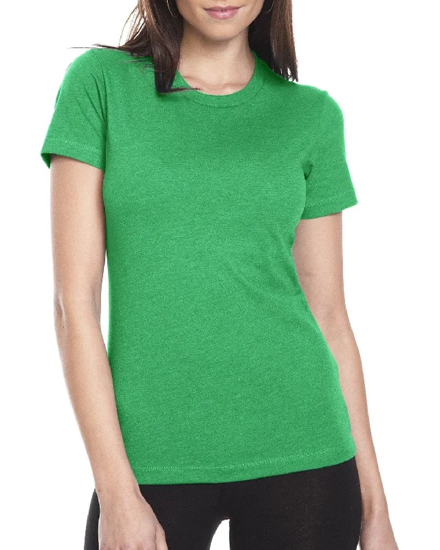 Next Level Ladies CVC Crew Tee | Kelly Green Mesh Fabric Canvas Fabric Denim Fabric