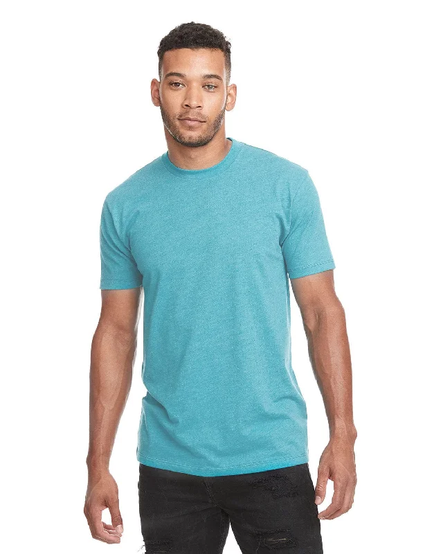 Next Level Mens CVC Crewneck Tee | Hthr Colum Blue Plaid T-Shirt Polka Dot Checkered Next Level Mens CVC Crewneck Tee | Hthr Colum Blue Plaid T-Shirt Polka Dot Checkered