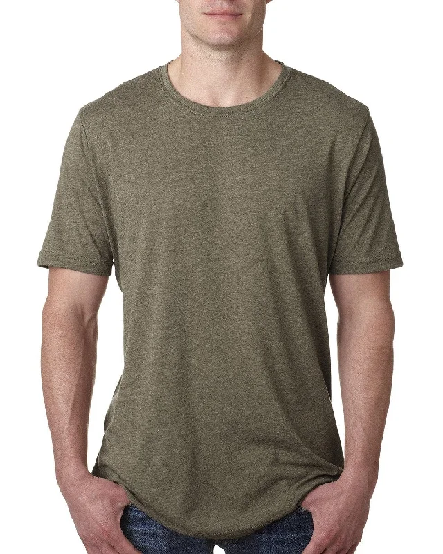 Next Level Mens Poly/Cotton Short Sleeve Crew T-Shirt | Sage Zippered Buttoned Snapped Next Level Mens Poly/Cotton Short Sleeve Crew T-Shirt | Sage Zippered Buttoned Snapped