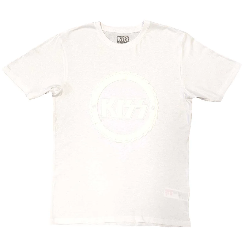 Nirvana | Official Band T-Shirt | White Happy Face (Hi-Build) Collared T-Shirt Boat Neck A-Line Nirvana | Official Band T-Shirt | White Happy Face (Hi-Build) Collared T-Shirt Boat Neck A-Line