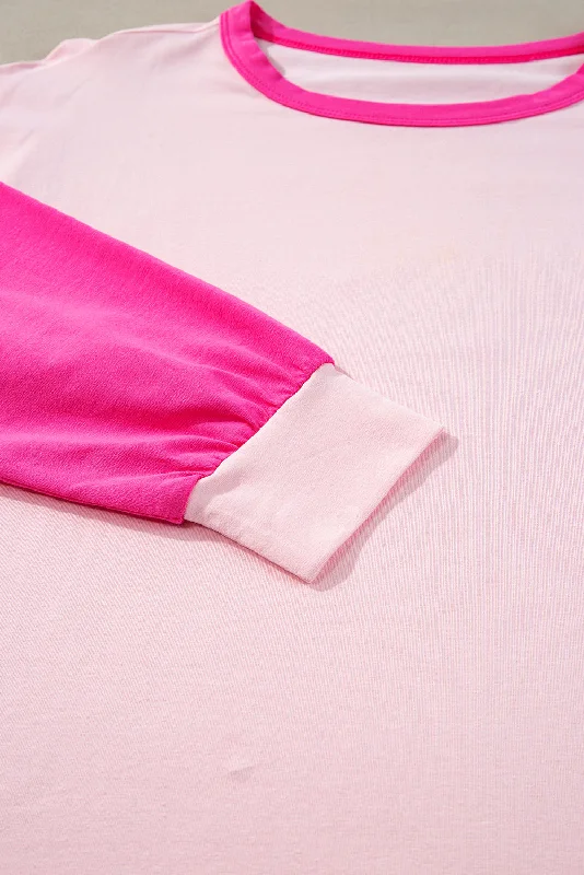 Pastel Rainbow Color Block Long Sleeve T-Shirt Lace Blend Ribbed Blend Corduroy Blend Pastel Rainbow Color Block Long Sleeve T-Shirt Lace Blend Ribbed Blend Corduroy Blend