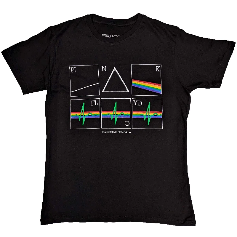 Pink Floyd | Official Band T-Shirt | Prism Heart Beat Handmade Hand-knitted Hand-woven Pink Floyd | Official Band T-Shirt | Prism Heart Beat Handmade Hand-knitted Hand-woven