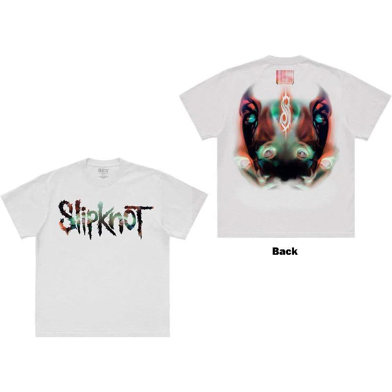Slipknot | Official Band T-Shirt | Adderall Faceback (Back Print) Denim Fabric Leather Fabric Suede Fabric Slipknot | Official Band T-Shirt | Adderall Faceback (Back Print) Denim Fabric Leather Fabric Suede Fabric