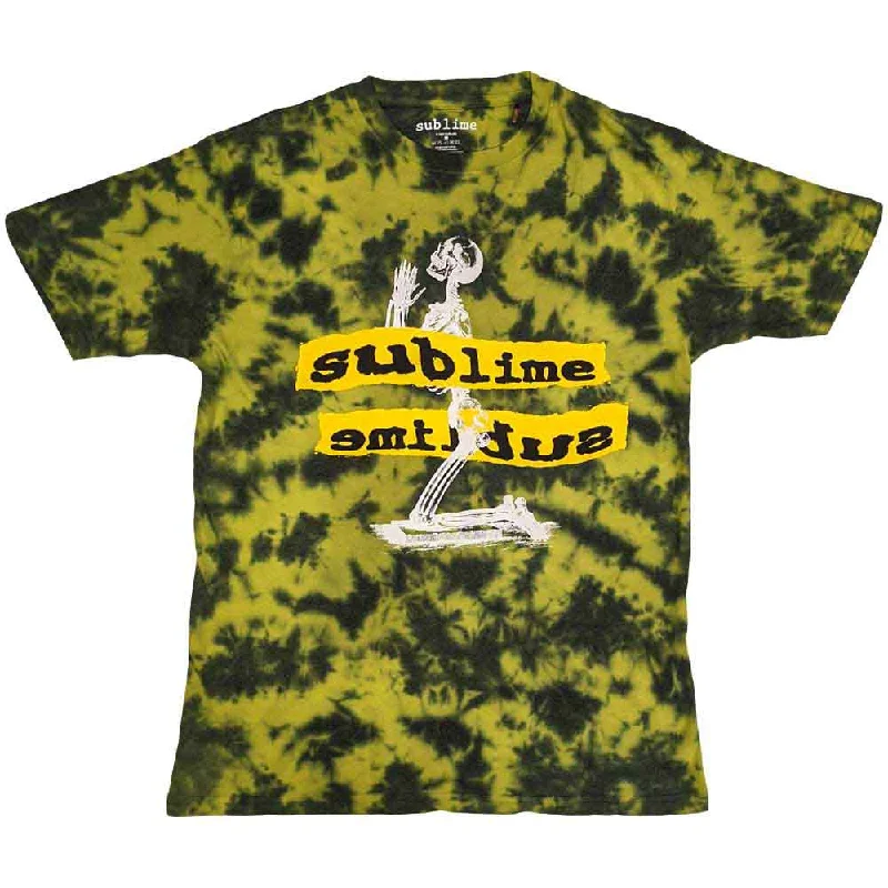 Sublime | Official Band T-Shirt | Praying Skeleton (Wash Collection) Spandex Blend Rayon Blend Denim Blend Sublime | Official Band T-Shirt | Praying Skeleton (Wash Collection) Spandex Blend Rayon Blend Denim Blend