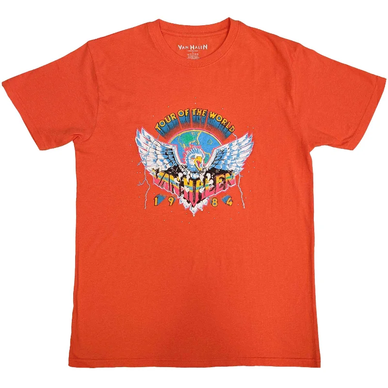Van Halen | Official Band T-Shirt | Eagle '84 (Eco-Friendly) Faux Fur Fabric Real Fur Fabric Shearling Fabric Van Halen | Official Band T-Shirt | Eagle '84 (Eco-Friendly) Faux Fur Fabric Real Fur Fabric Shearling Fabric