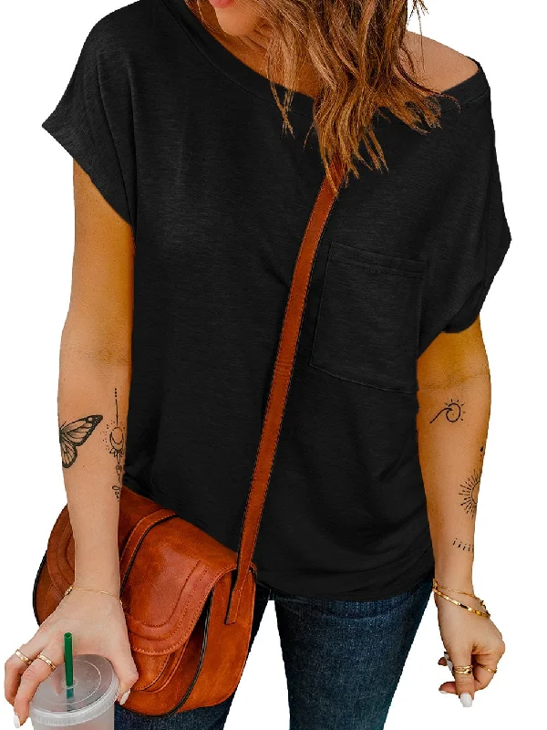 Women's Casual T-Shirt V-Neck T-Shirt Long Sleeve Cotton