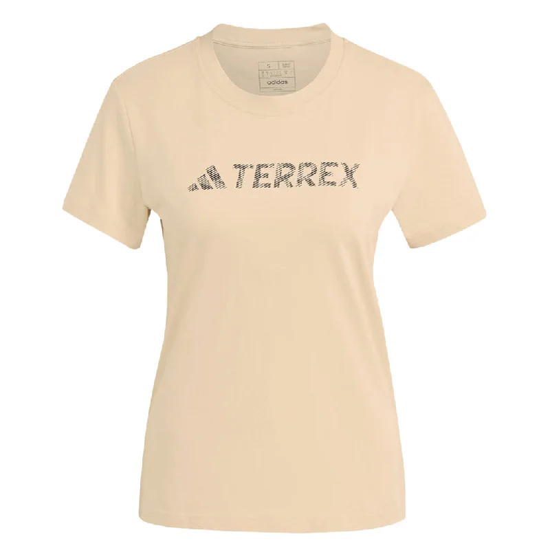adidas - Women's Terrex Classic Logo T-Shirt (HZ1393) Print Jacquard Patchwork