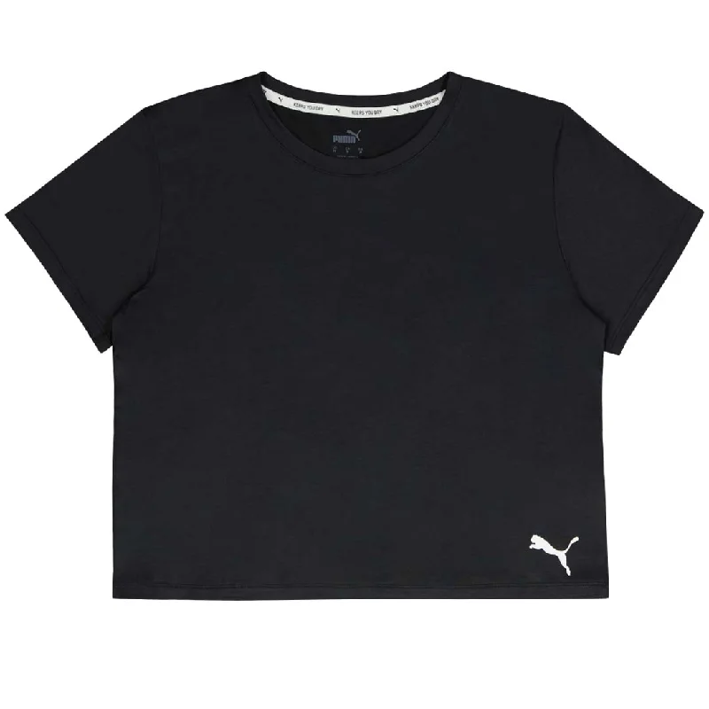 Puma - Women's Cropped T-Shirt (588648 06) Satin Blend Silk Blend Wool Blend