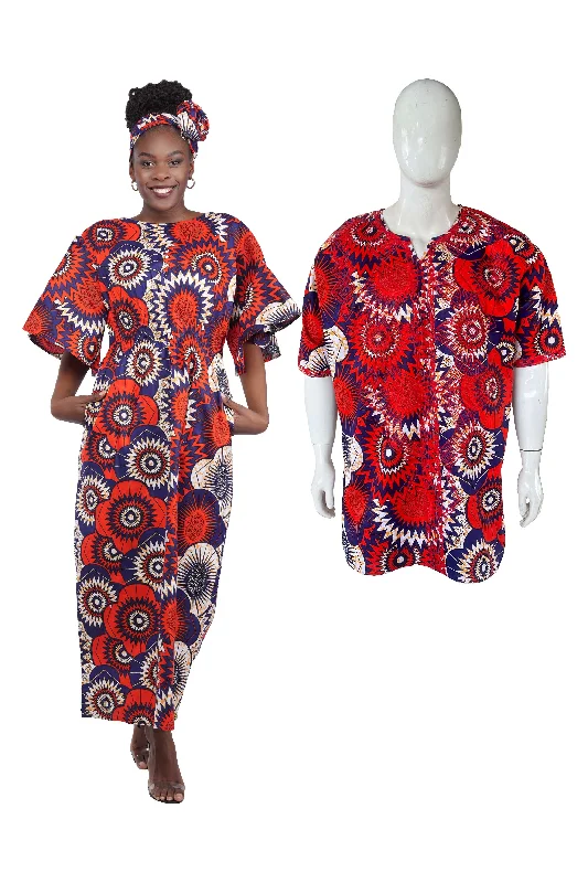 Long Maxi Dress Bell Sleeves & African Embroidered Dashiki Shirt Fashionable Off-Shoulder Maxi Dress Long Maxi Dress Bell Sleeves & African Embroidered Dashiki Shirt Fashionable Off-Shoulder Maxi Dress