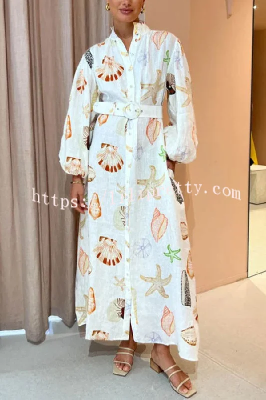 Lilipretty Swinton Marine Element Print Pocket Balloon Sleeve Belted Maxi Dress Cozy Knit Maxi Dress Lilipretty Swinton Marine Element Print Pocket Balloon Sleeve Belted Maxi Dress Cozy Knit Maxi Dress
