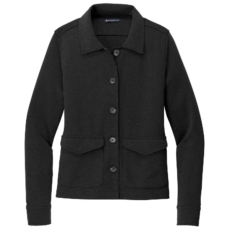 Brooks Brothers Women's Black Heather Mid-Layer Stretch Button Jacket Notch Collar Jacket Peter Pan Collar Jacket Cowl Neck Jacket Brooks Brothers Women's Black Heather Mid-Layer Stretch Button Jacket Notch Collar Jacket Peter Pan Collar Jacket Cowl Neck Jacket