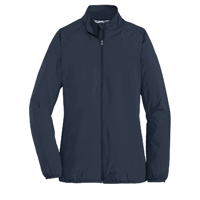 Port Authority Women's Dress Blue Navy Zephyr Full-Zip Jacket Fleece Jacket Down Jacket Parka Port Authority Women's Dress Blue Navy Zephyr Full-Zip Jacket Fleece Jacket Down Jacket Parka