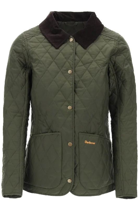 Annandale Quilted Jacket Denim Fabric Leather Fabric Suede Fabric