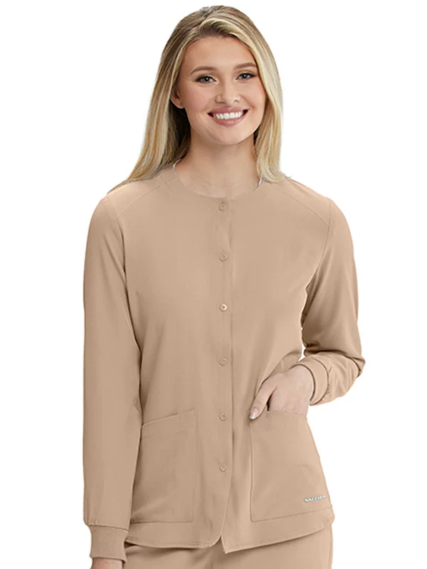 Skechers - Women’s Stability Warm-Up Scrub Jacket Quilted Jacket Puffer Jacket Insulated Jacket Skechers - Women’s Stability Warm-Up Scrub Jacket Quilted Jacket Puffer Jacket Insulated Jacket