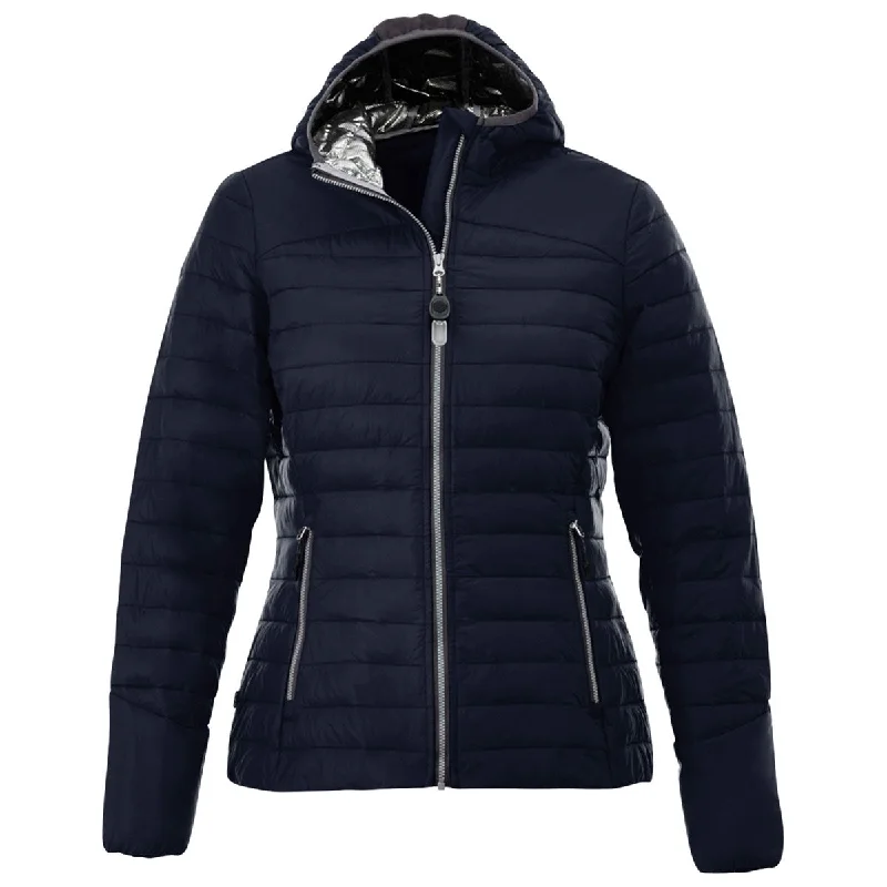 Elevate Women's Vintage Navy Silverton Packable Insulated Jacket Cotton Jacket Linen Jacket Terry Jacket Elevate Women's Vintage Navy Silverton Packable Insulated Jacket Cotton Jacket Linen Jacket Terry Jacket
