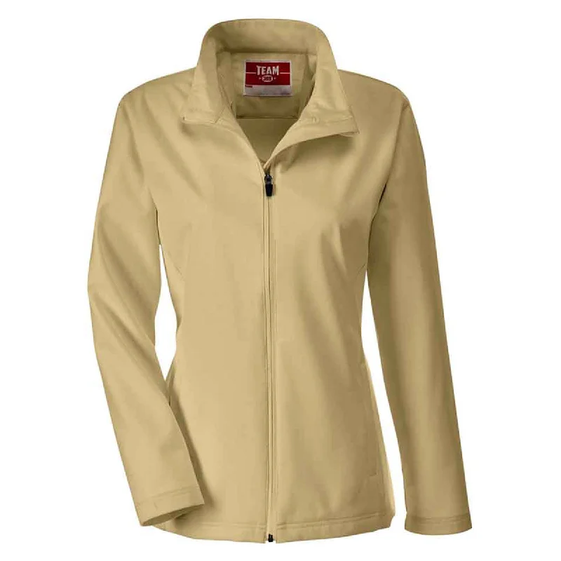 Team 365 Women's Sport Vegas Gold Leader Soft Shell Jacket Oversized Jacket Tailored Jacket Straight Jacket Team 365 Women's Sport Vegas Gold Leader Soft Shell Jacket Oversized Jacket Tailored Jacket Straight Jacket