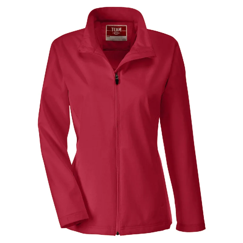 Team 365 Women's Sport Scarlet Red Leader Soft Shell Jacket Corduroy Jacket Velvet Jacket Brocade Jacket Team 365 Women's Sport Scarlet Red Leader Soft Shell Jacket Corduroy Jacket Velvet Jacket Brocade Jacket