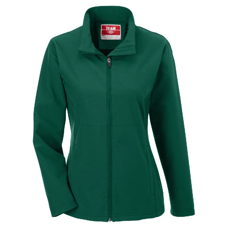 Team 365 Women's Sport Dark Green Leader Soft Shell Jacket Elasticated Jacket Padded Jacket Insulated Jacket Team 365 Women's Sport Dark Green Leader Soft Shell Jacket Elasticated Jacket Padded Jacket Insulated Jacket