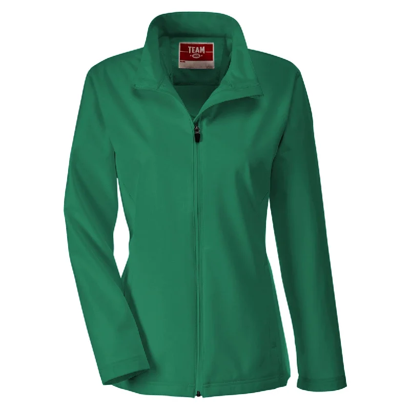 Team 365 Women's Sport Kelly Leader Soft Shell Jacket Fleece Fabric Down Fabric Feather Fabric Team 365 Women's Sport Kelly Leader Soft Shell Jacket Fleece Fabric Down Fabric Feather Fabric