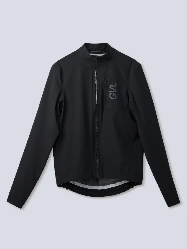 WATERPROOF SHIELD JACKET Welt Pockets Slit Pockets Flap Pockets