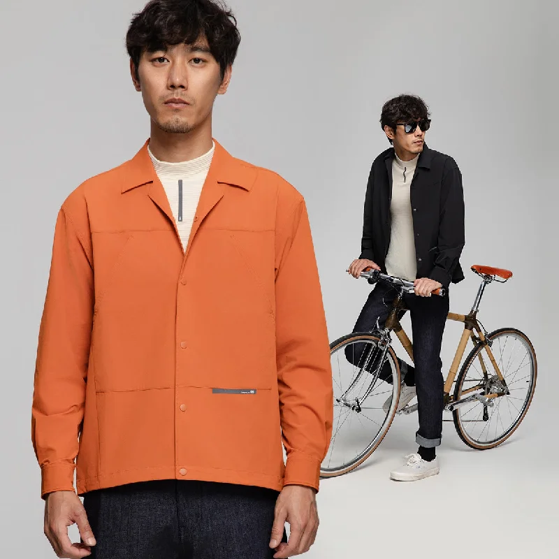 Tech Commuter Shirt Jacket Toggled Jacket Drawstring Jacket Belted Jacket