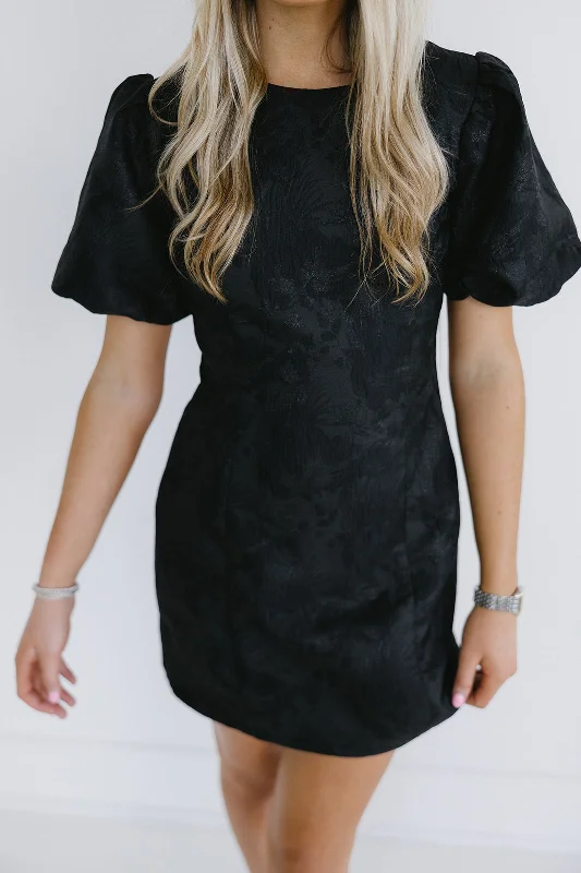 Lelani Mini Dress - Black Comfortable Boho Mini Dress