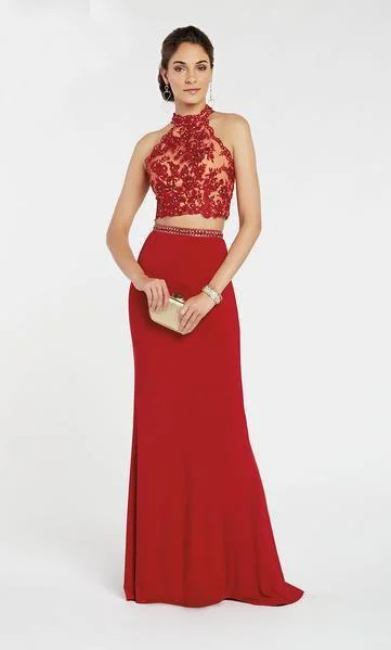 Alyce Paris 60547 - Two Piece Beaded Lace Evening Dress