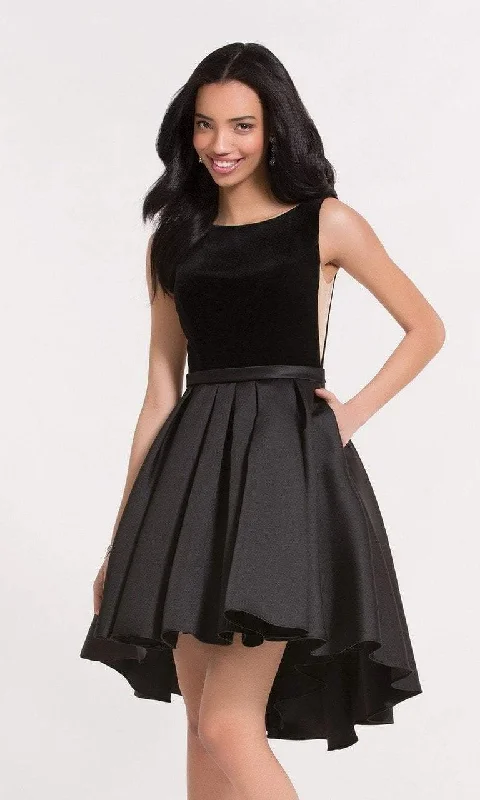 Alyce Paris Ballet 2638 - Illusion Paneled Side A-Line Dress