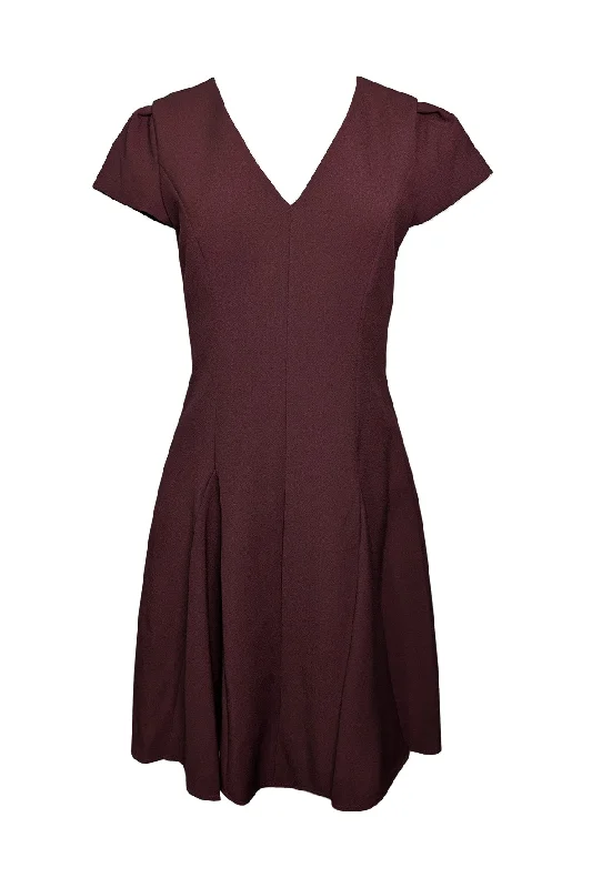 Maroon Sophisticated Dress