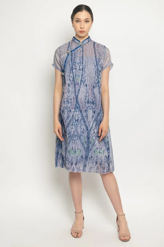 Ruo Dress in Blue