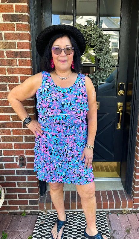 Beachtime by Lulu B Spring Bouquet Cha Cha Dress