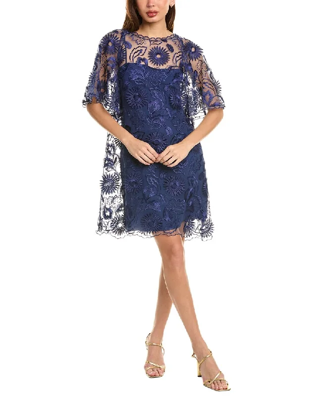 Alberta Ferretti Embroidered A-Line Dress