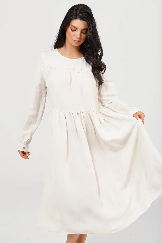 FARRA DRESS - NATURAL