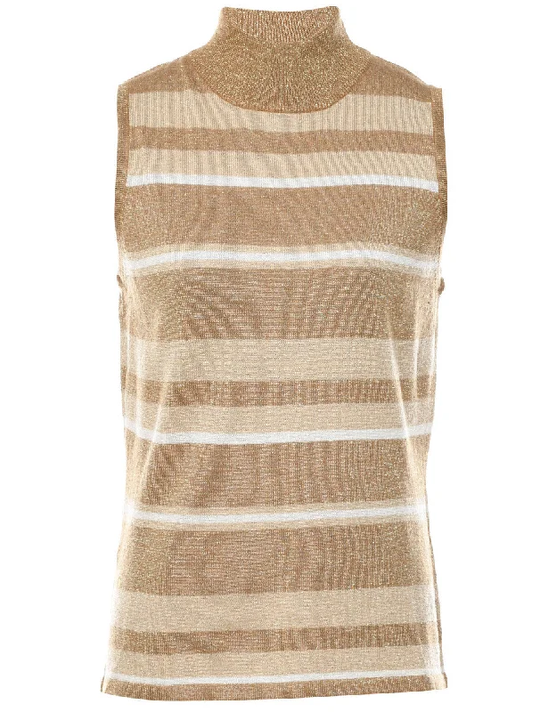 High Neck Jumper - M Wool Fabric Cashmere Fabric Tweed Fabric