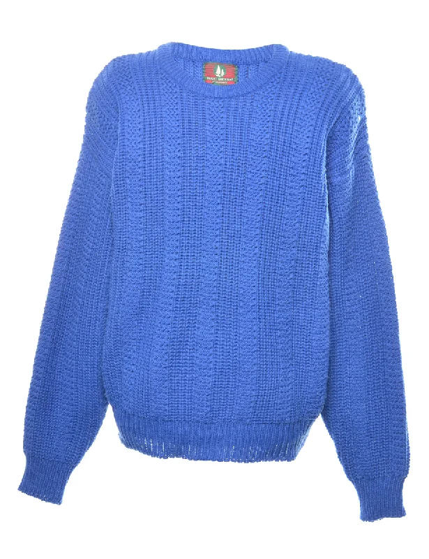High Sierra Cable Knit Jumper - XL Boxy Sweater Fitted Sweater A-Line