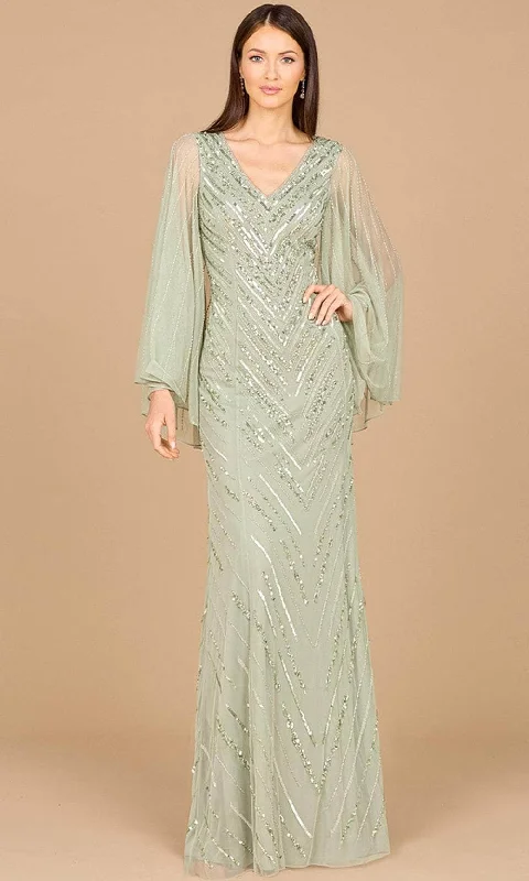 Lara Dresses 29082 - Cape Sleeve Gown