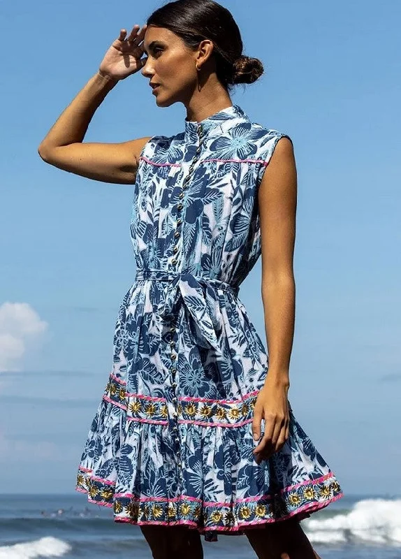 Miss June Cassie Dress - Blue