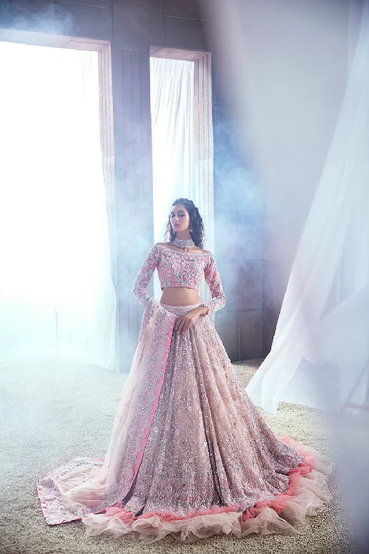 Pakistani Bridal Dress Pink Lehnga Choli Latest collection