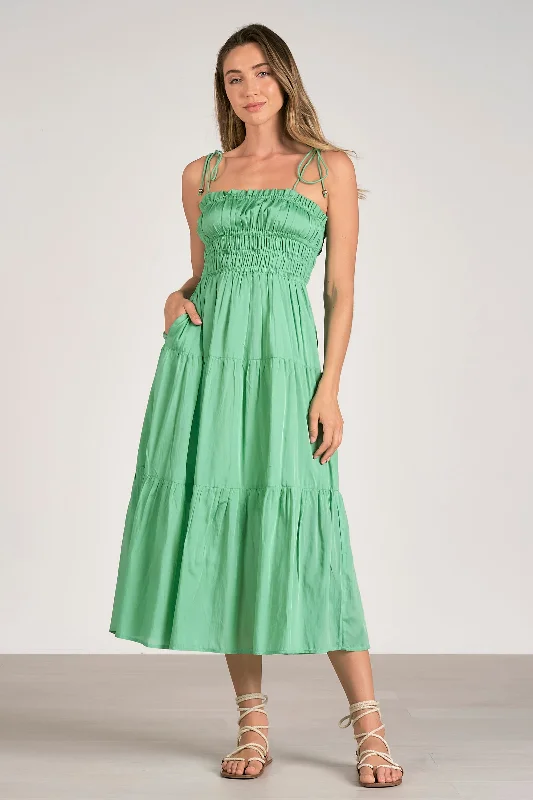 Smocked Princess Dress Mint