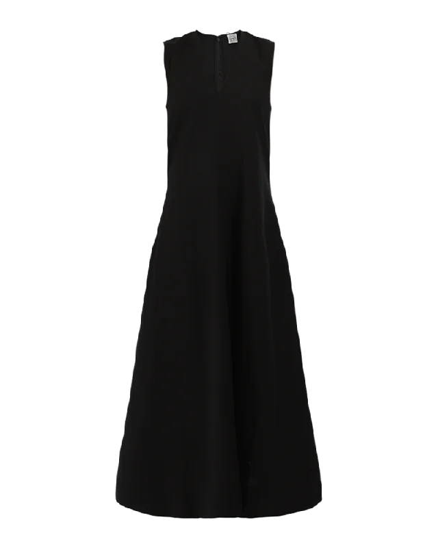Fluid V-Neck Dress
